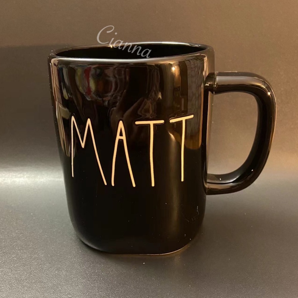 Rae Dunn Matt Name Mug